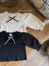 ［marron］Karen ribbon tops