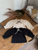 ［marron］Karen ribbon tops