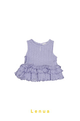 ［lenua］April frill blouse