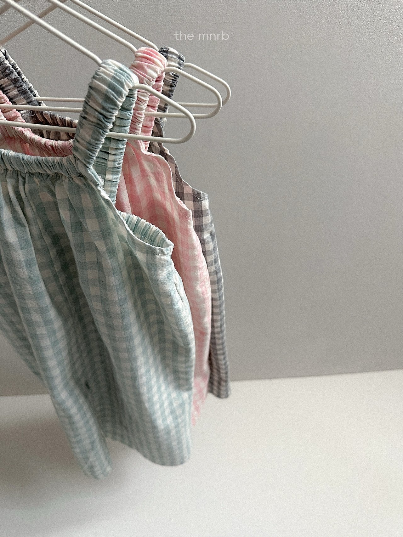 ［minirobe］Multi check overalls