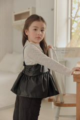 ［Melikey］Frill ribbon mesh tops