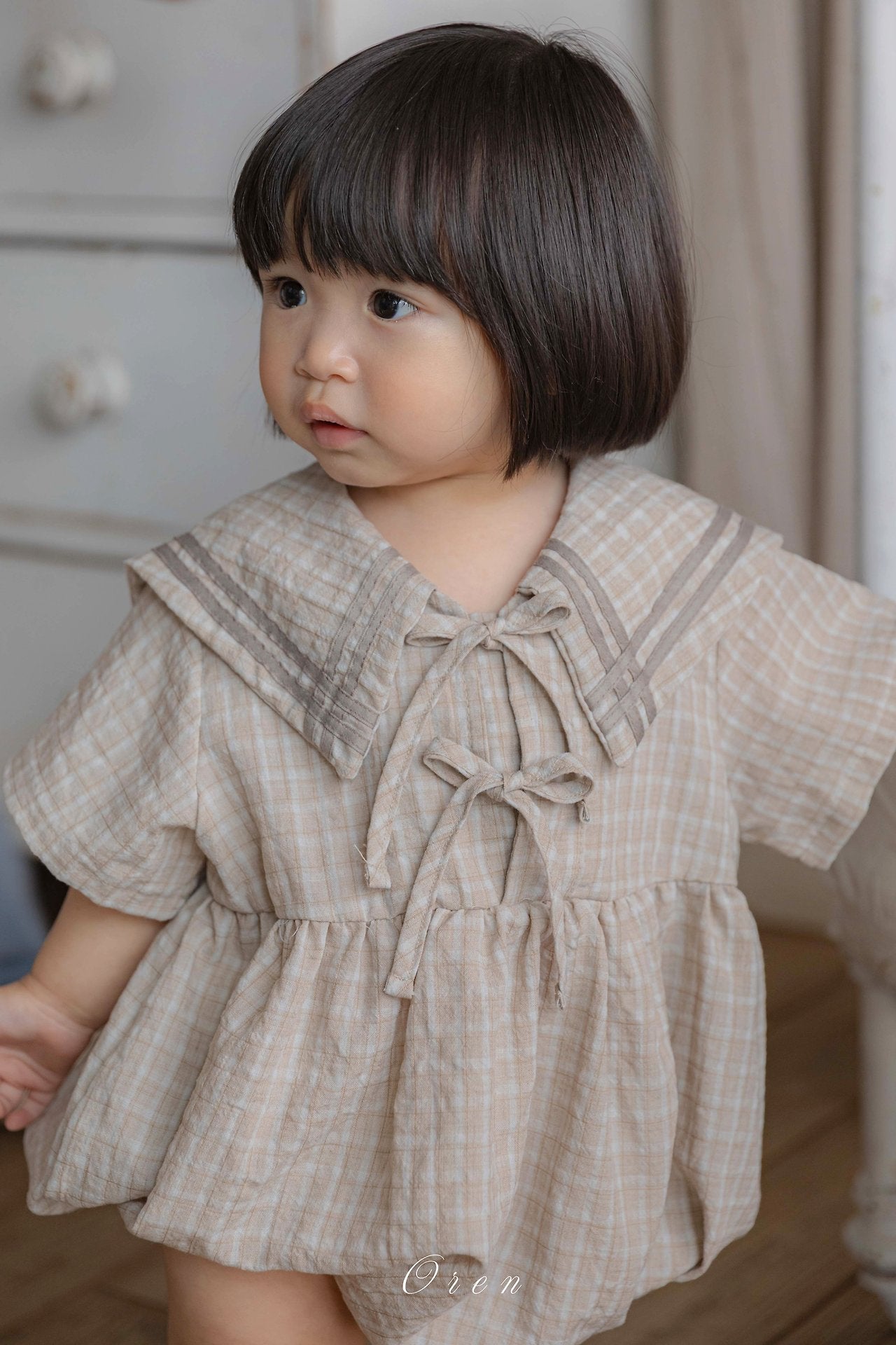 ［OREN］Mare sailor rompers