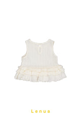 ［lenua］April frill blouse
