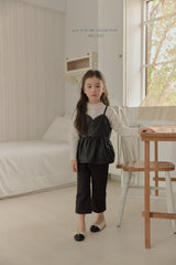 ［Melikey］Frill ribbon mesh tops