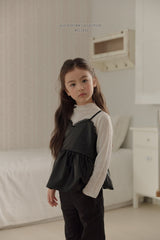 ［Melikey］Frill ribbon mesh tops