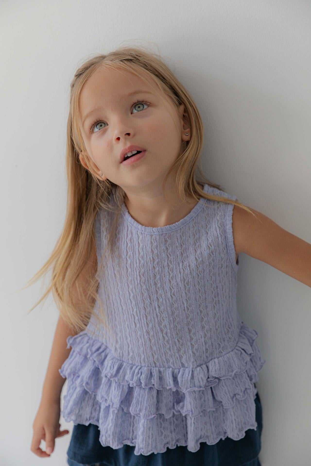 ［lenua］April frill blouse