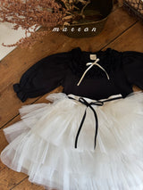 ［marron］Karen ribbon tops