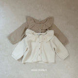 ［mimi market］Ozzie frill collar blouse