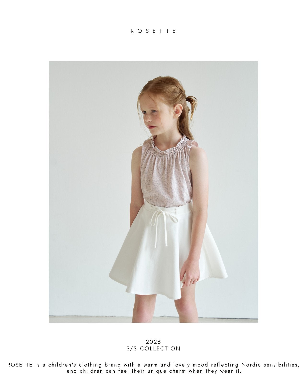 ［ROSETTE］Pocari skirt