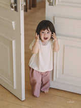 ［melmel］Linen hip pocket pants