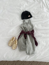［minirobe］Multi check overalls