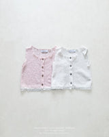 ［Urban Rabbit］Lace knit sleeveless