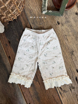 ［marron］Bunny bondding lace pants