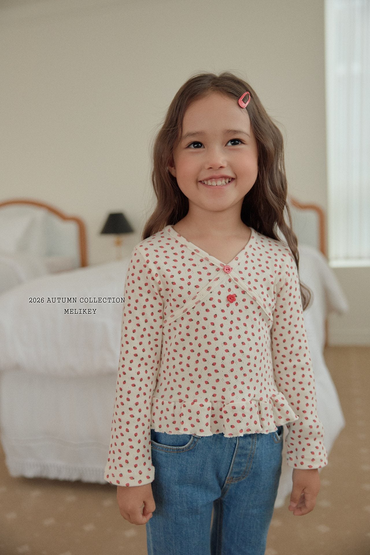 ［Melikey］Mini strawberry tee