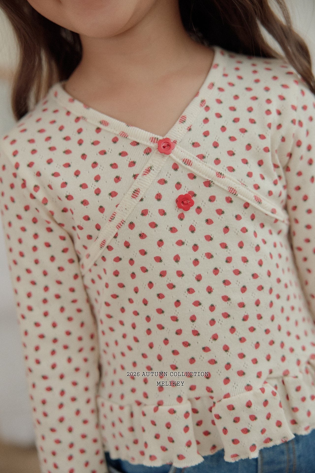 ［Melikey］Mini strawberry tee