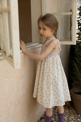 ［perrobebe］Heloise smock one-piece (lavender)