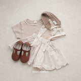 ［mimi market］Charming suspender skirt