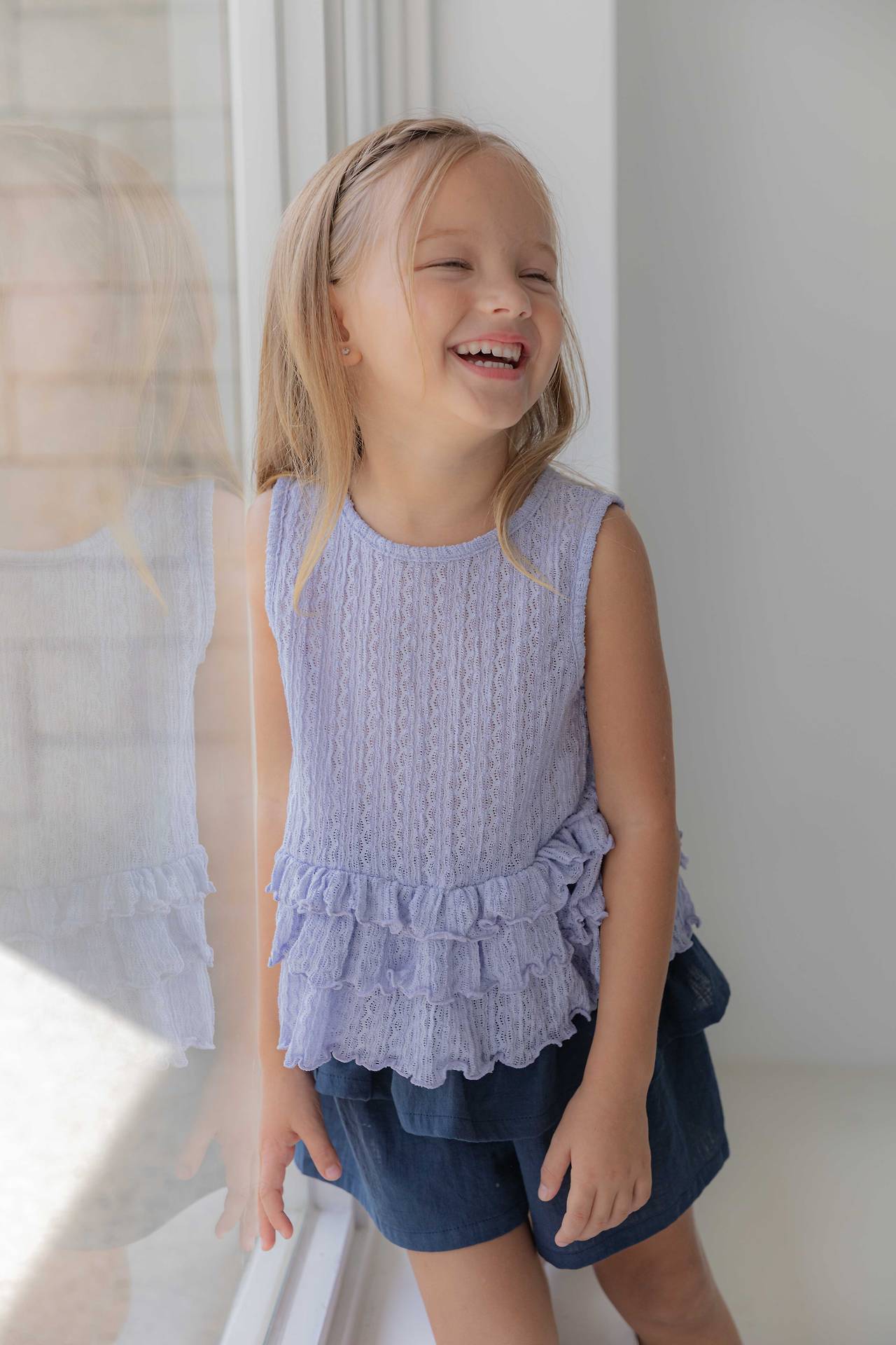 ［lenua］April frill blouse
