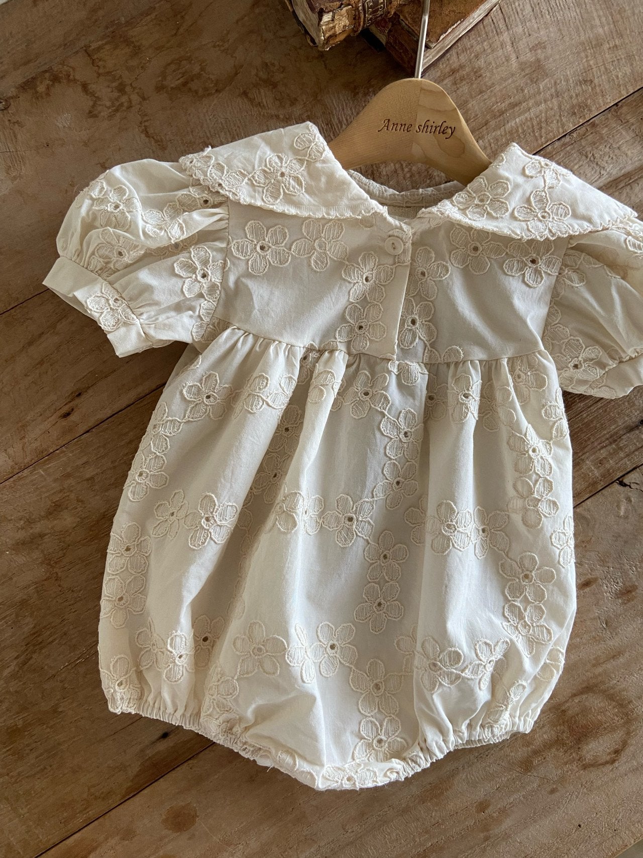 ［Anne shirley］Pure collar rompers