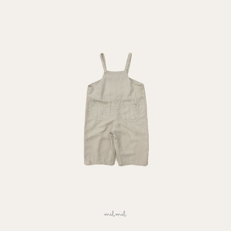 ［melmel］Linen overalls