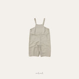 ［melmel］Linen overalls