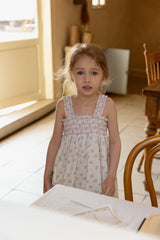 ［perrobebe］Heloise smock one-piece (lavender)