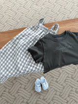 ［minirobe］Multi check overalls