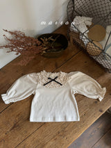 ［marron］Karen ribbon tops