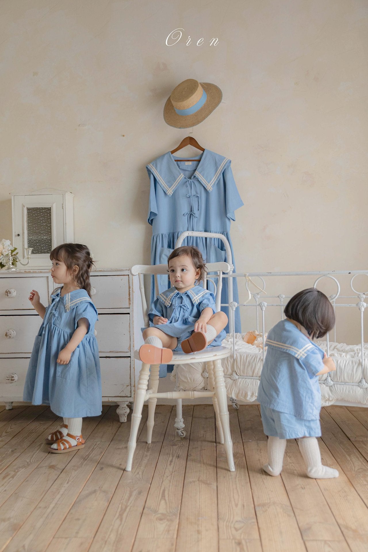 ［OREN］Mare sailor one-piece (kids)