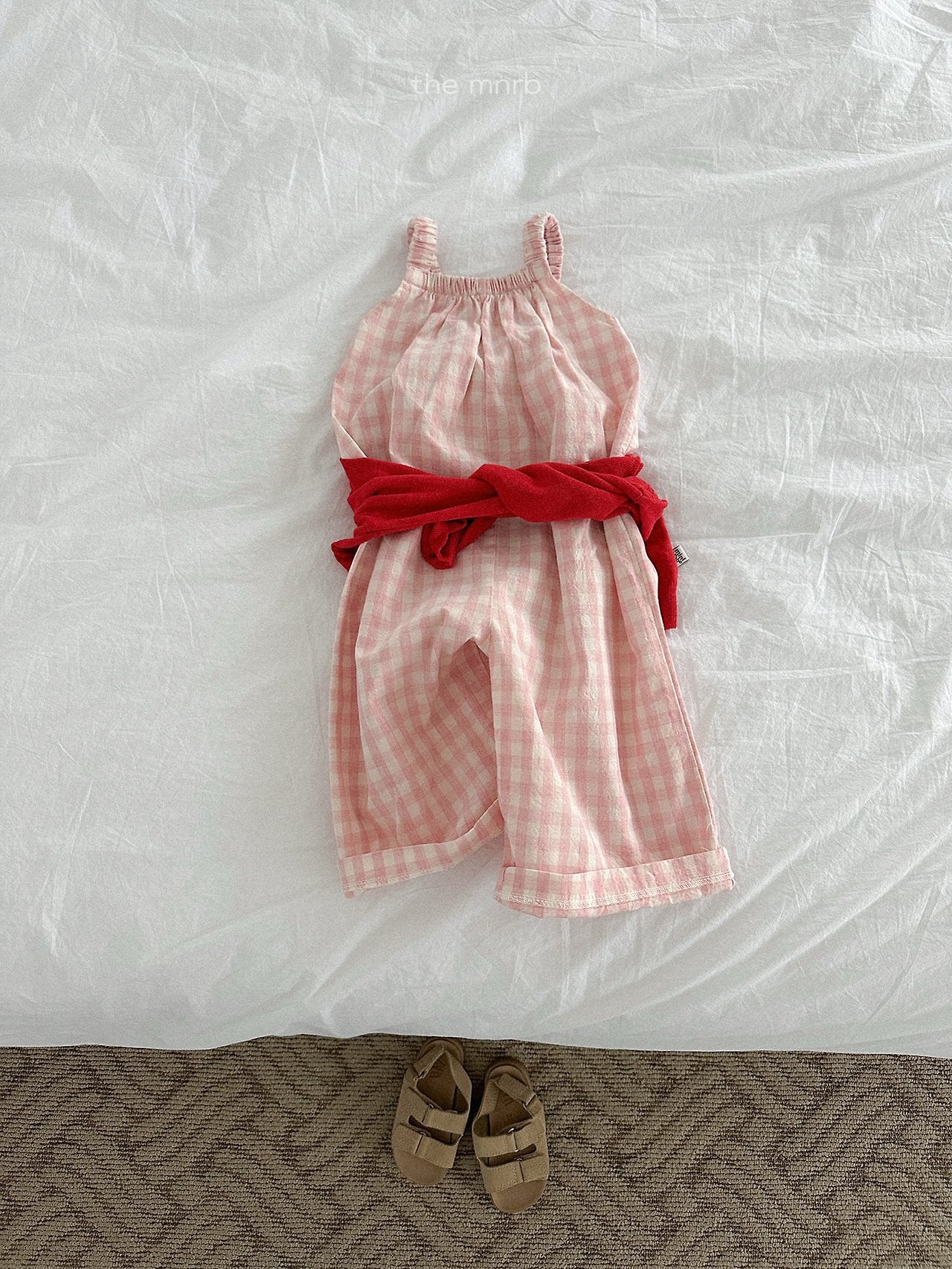 ［minirobe］Multi check overalls