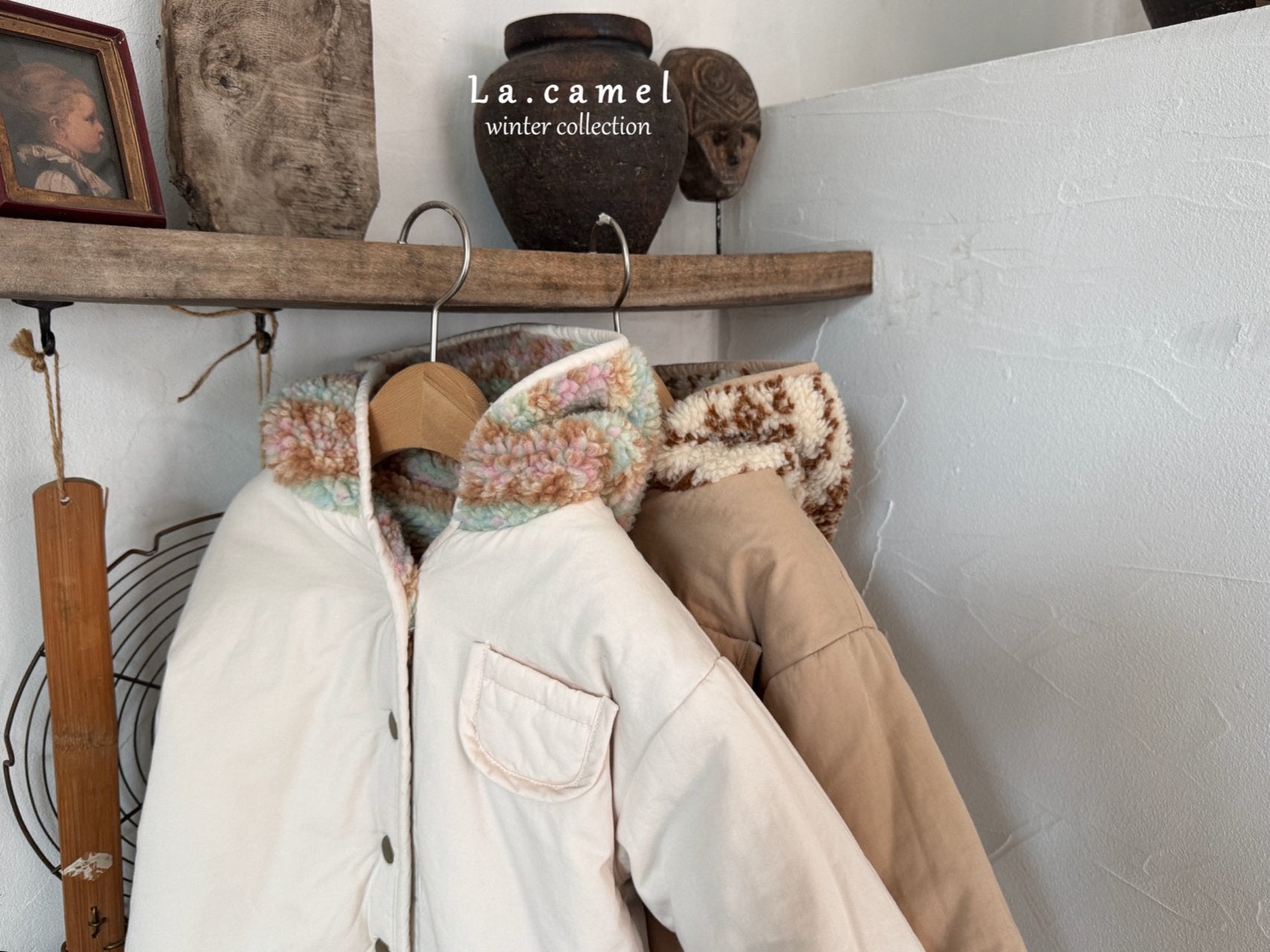 ［La.camel］Candy  reversible padding suit