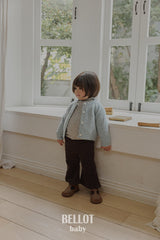 ［BELLOT］Curly alpaca cardigan (baby)