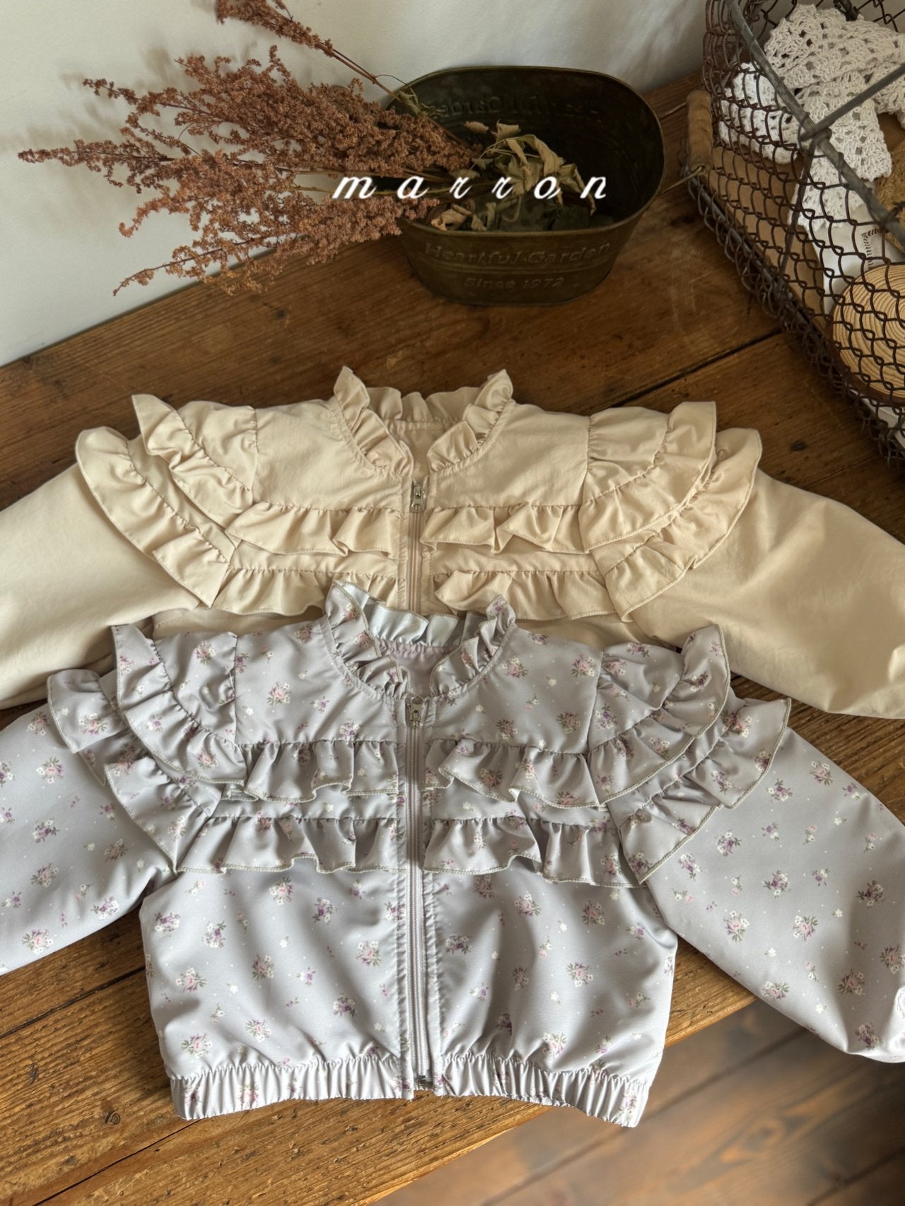 ［marron］Frill jacket
