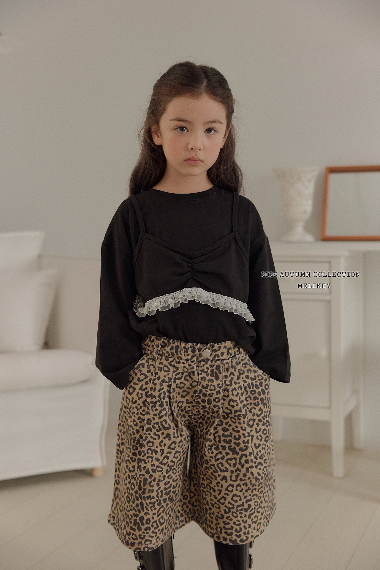 ［Melikey］Layered camisole tee