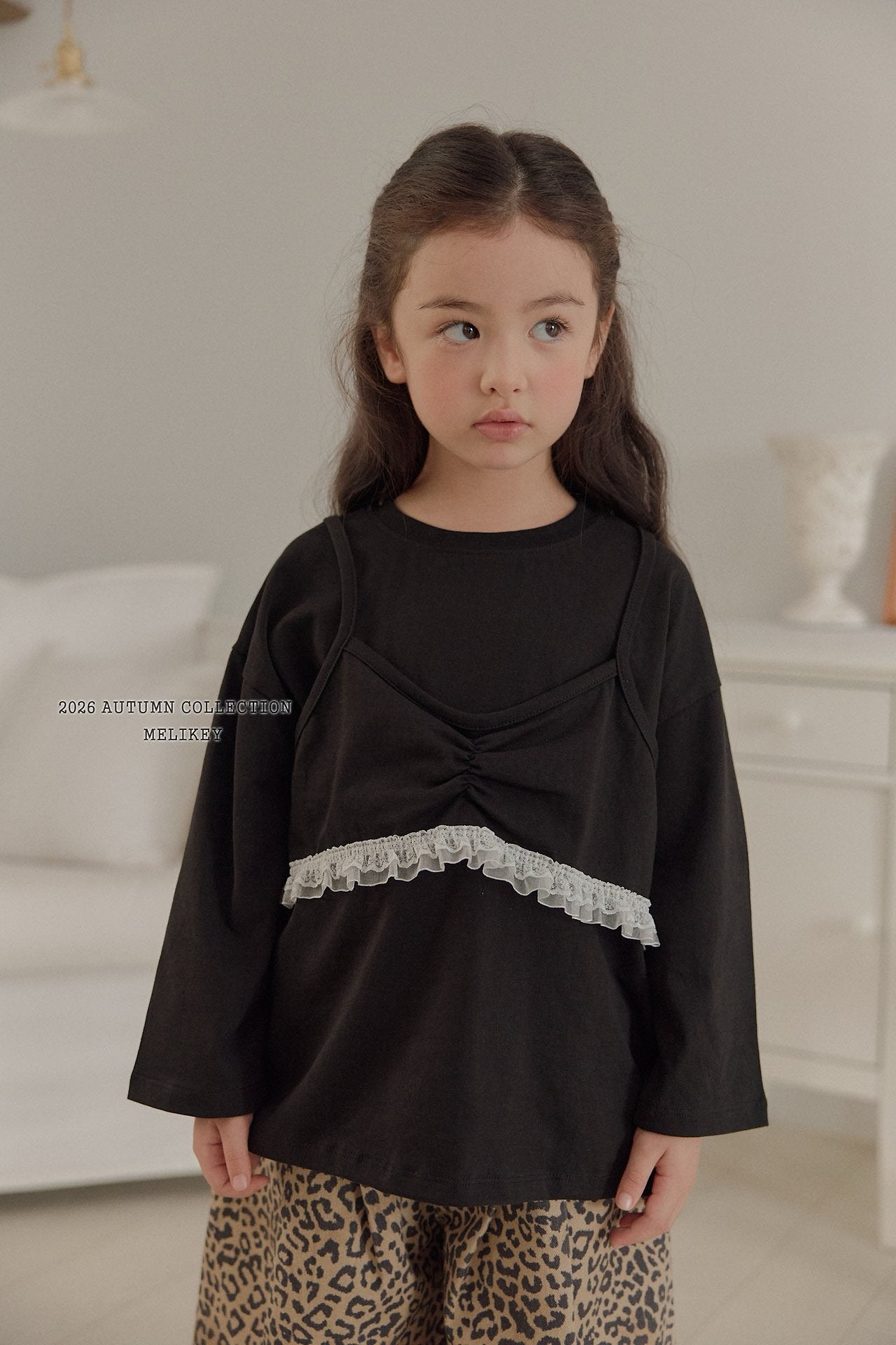 ［Melikey］Layered camisole tee