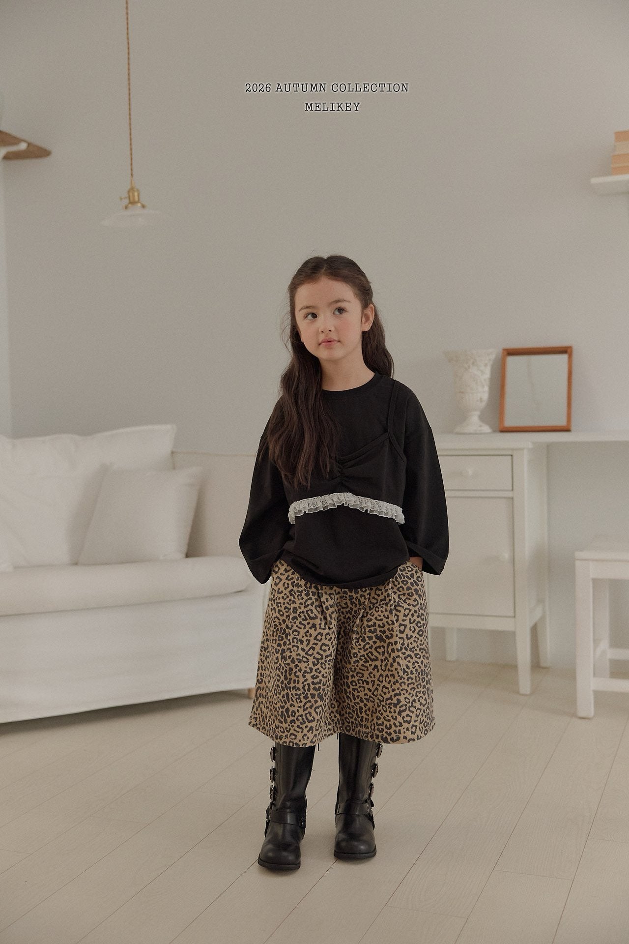 ［Melikey］Layered camisole tee