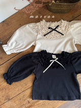 ［marron］Karen ribbon tops