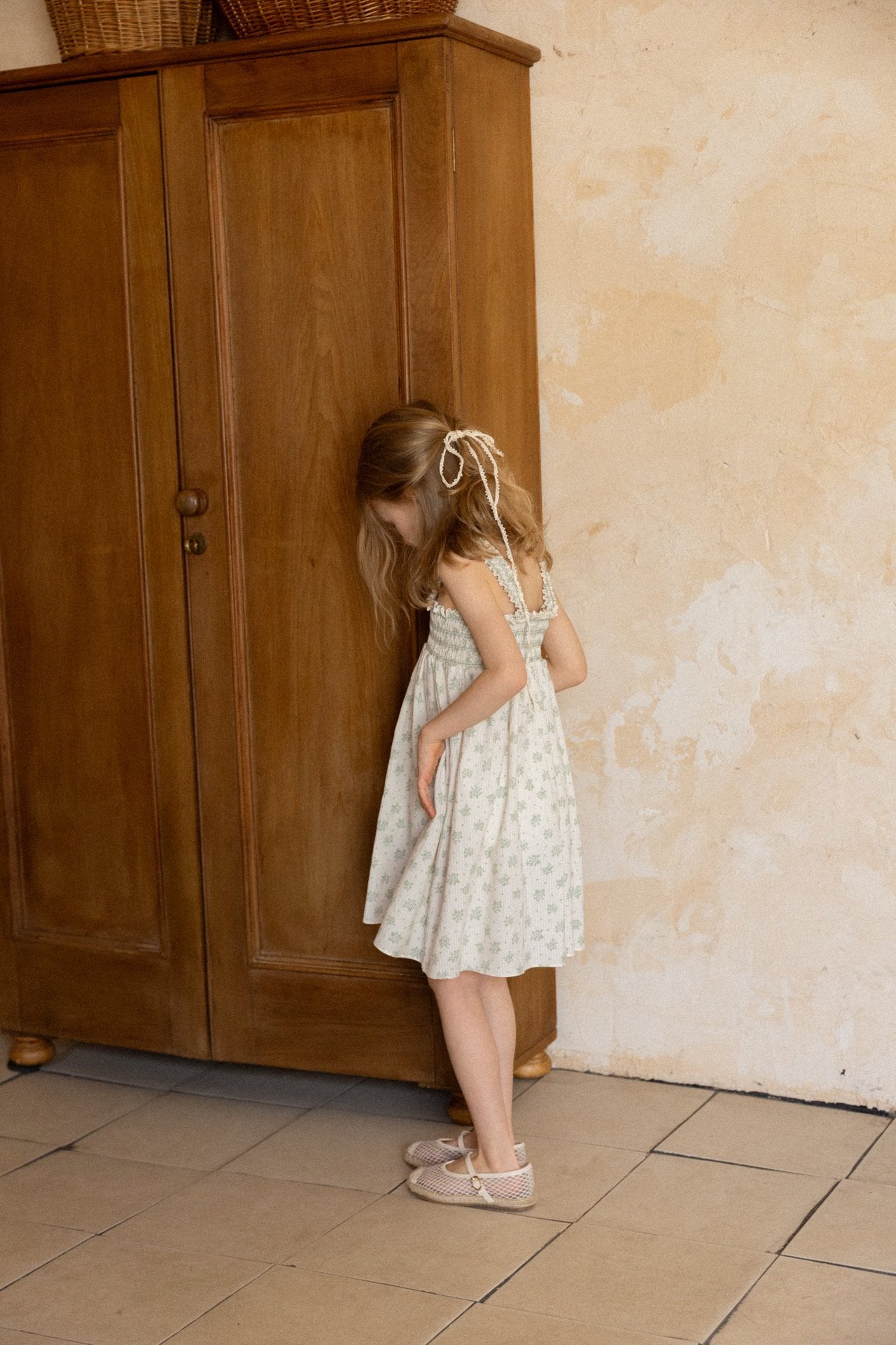 ［perrobebe］Heloise smock one-piece (mint)