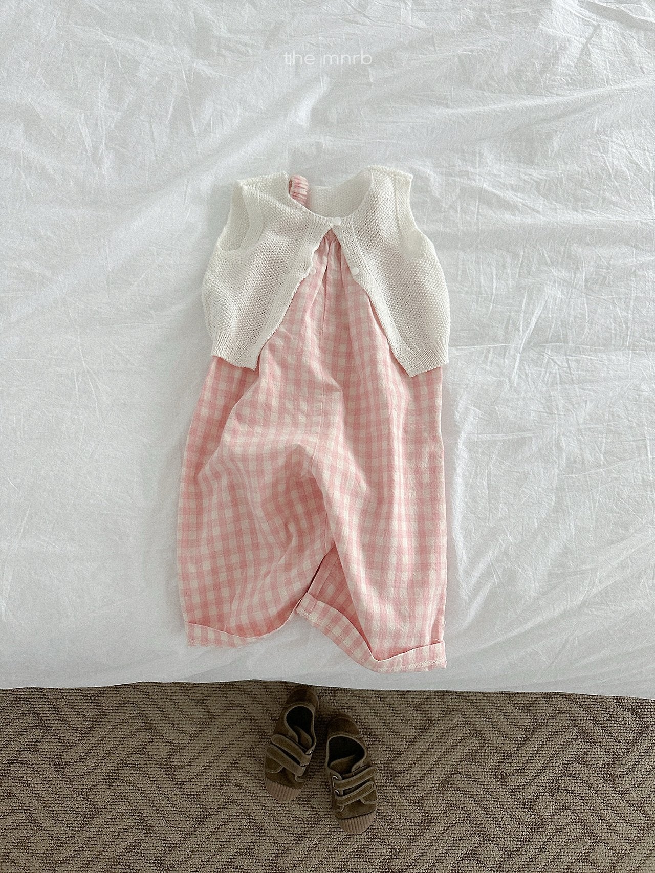 ［minirobe］Multi check overalls