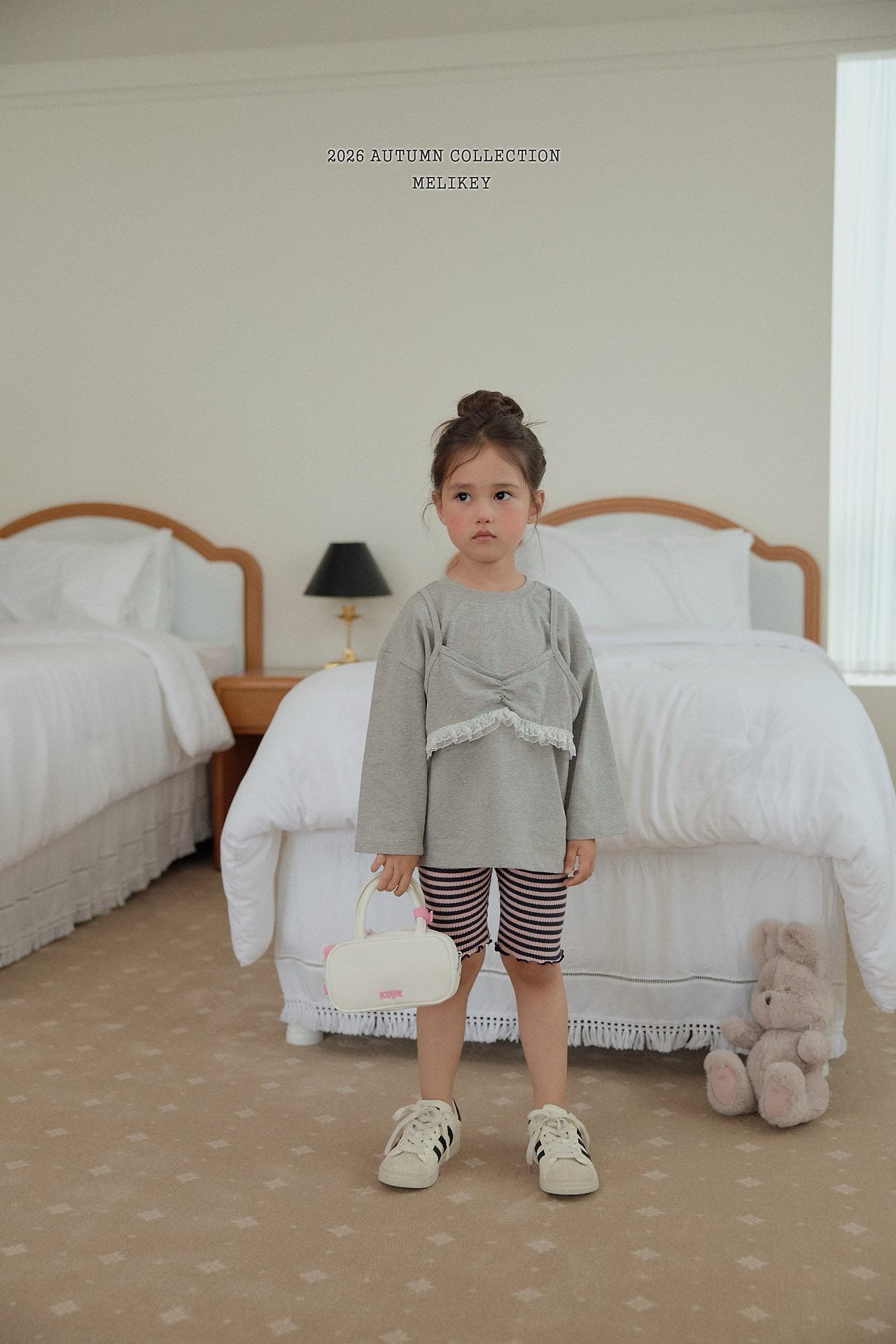 ［Melikey］Layered camisole tee