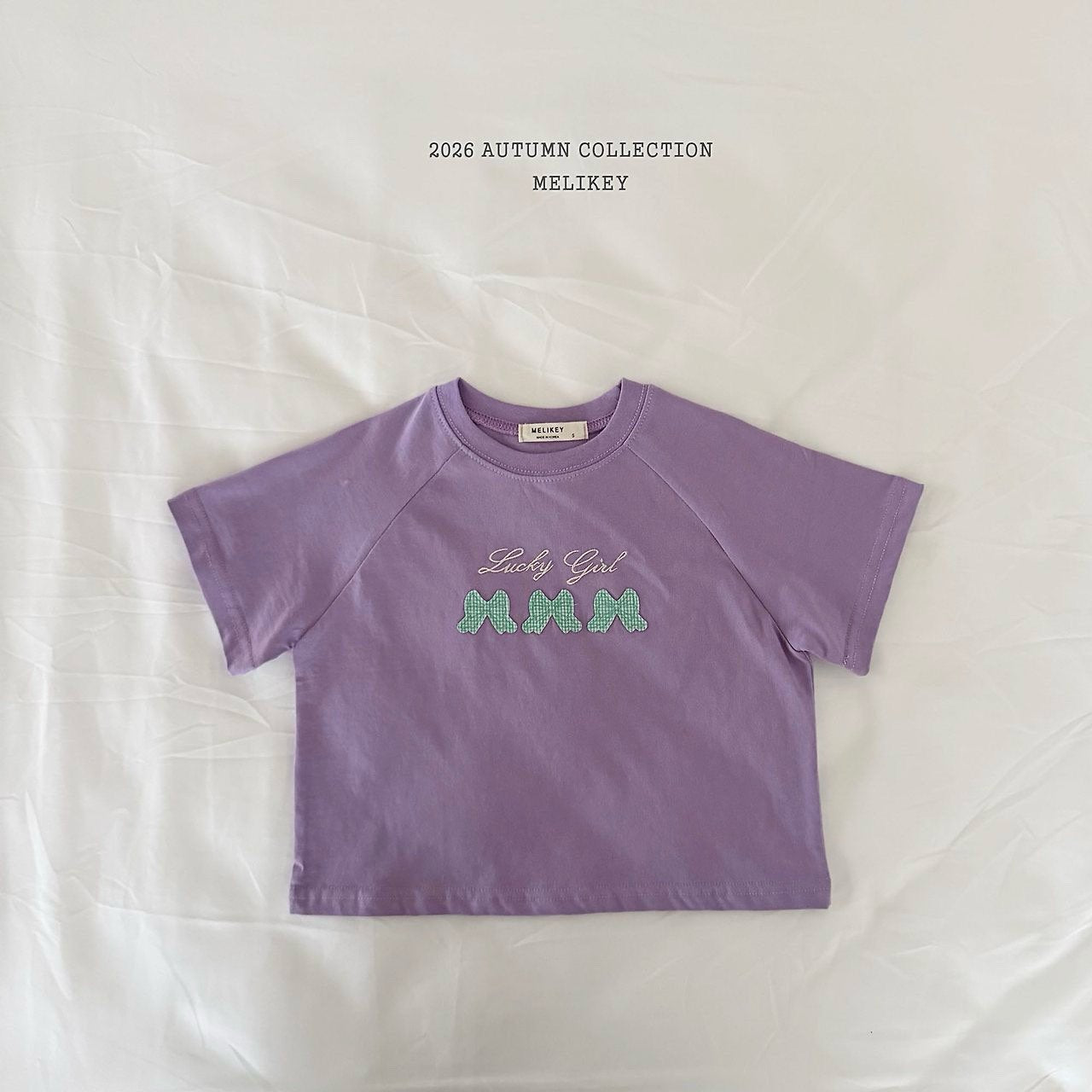 ［Melikey］Lucky ribbon tee