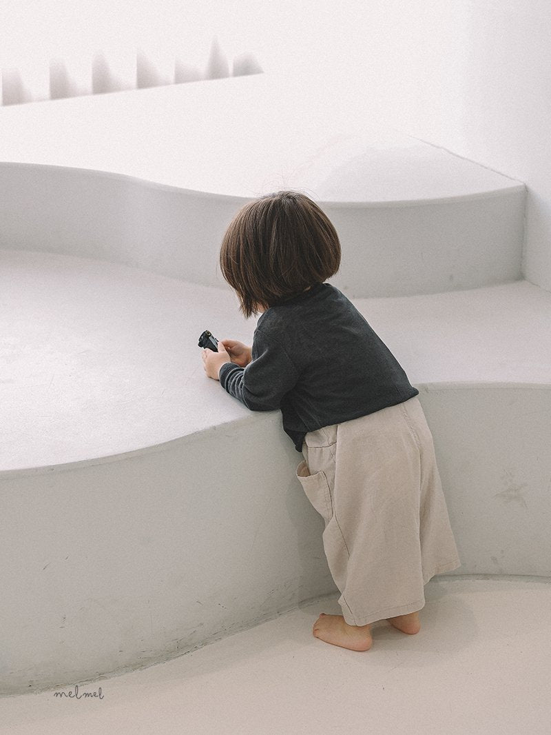 ［melmel］Linen overalls