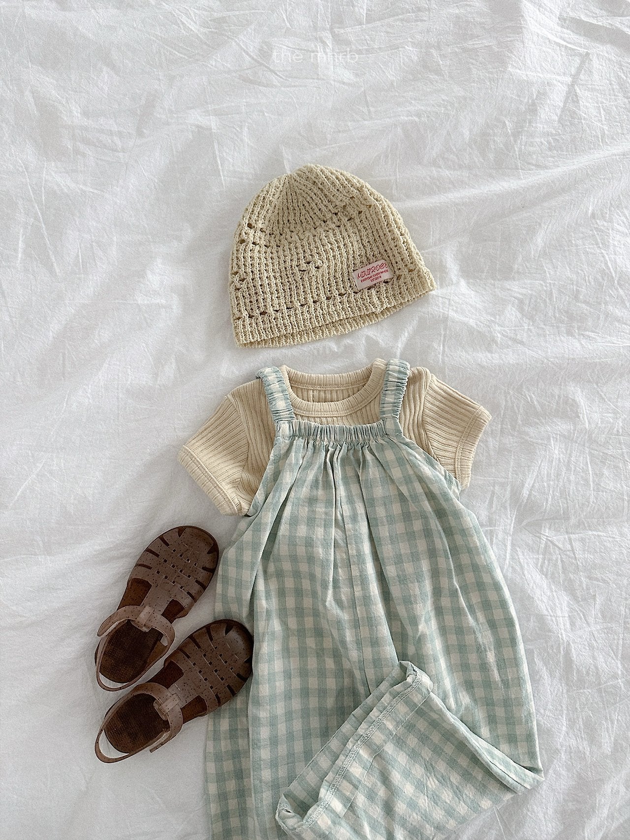 ［minirobe］Multi check overalls