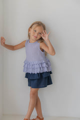 ［lenua］April frill blouse