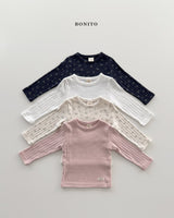 ［Bonito］Eyelet tee