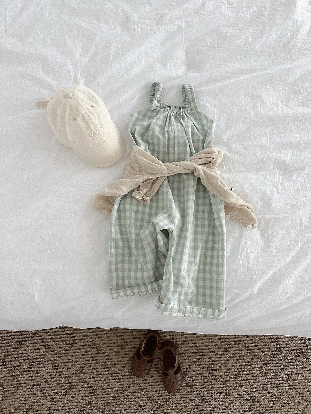 ［minirobe］Multi check overalls