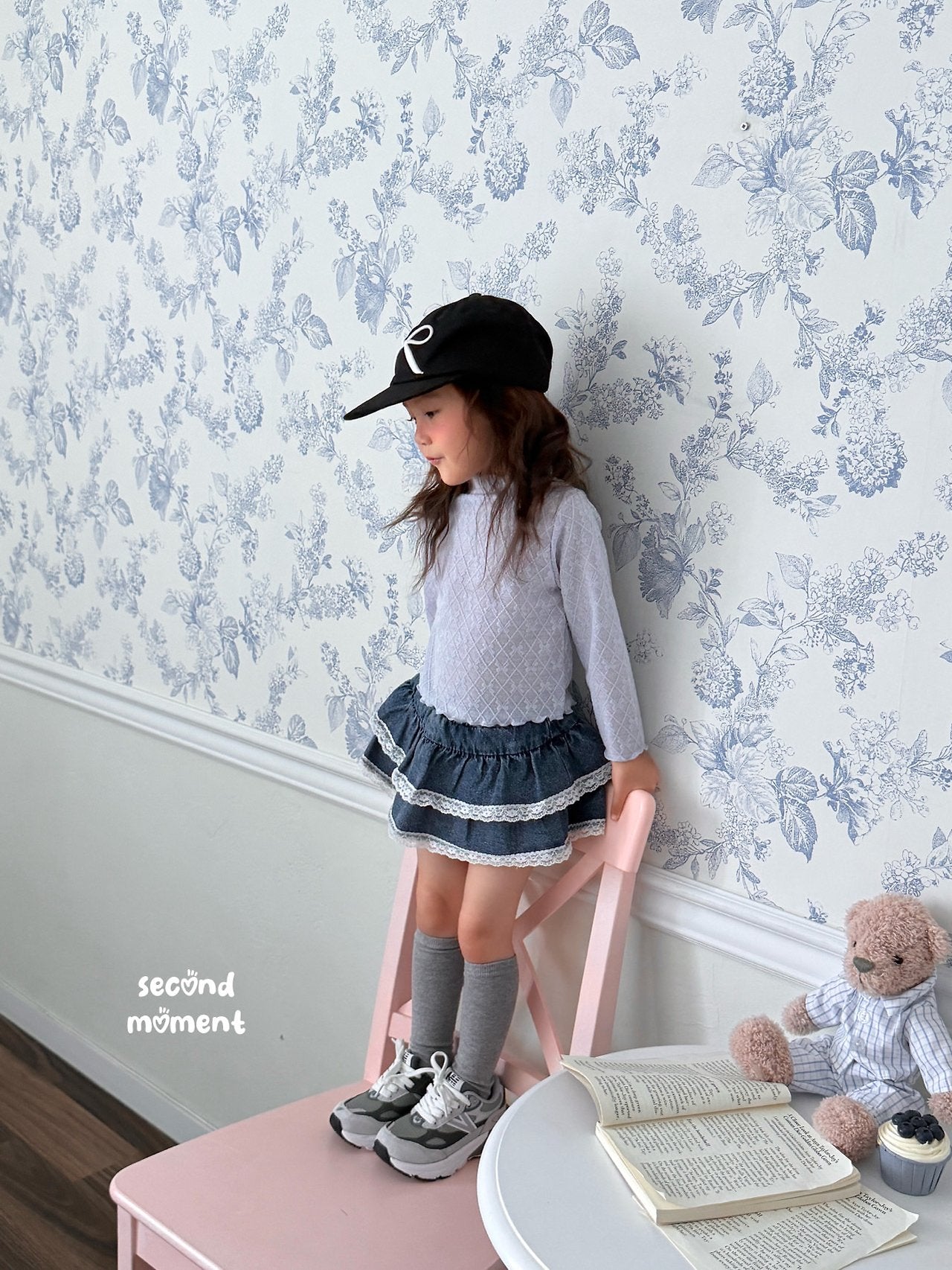 ［second moment］Lolo ribbon mellow tops