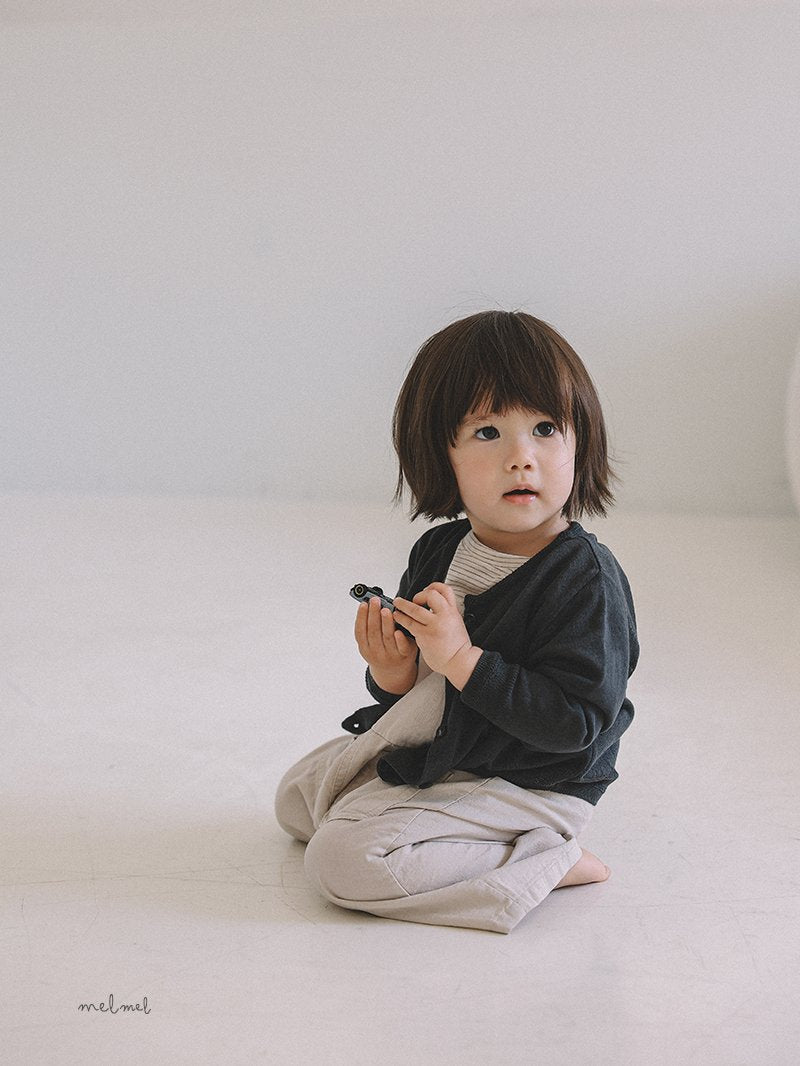 ［melmel］Linen overalls