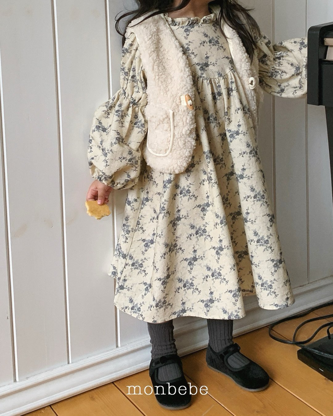 [monbebe] Autumn flower one-piece(kids)