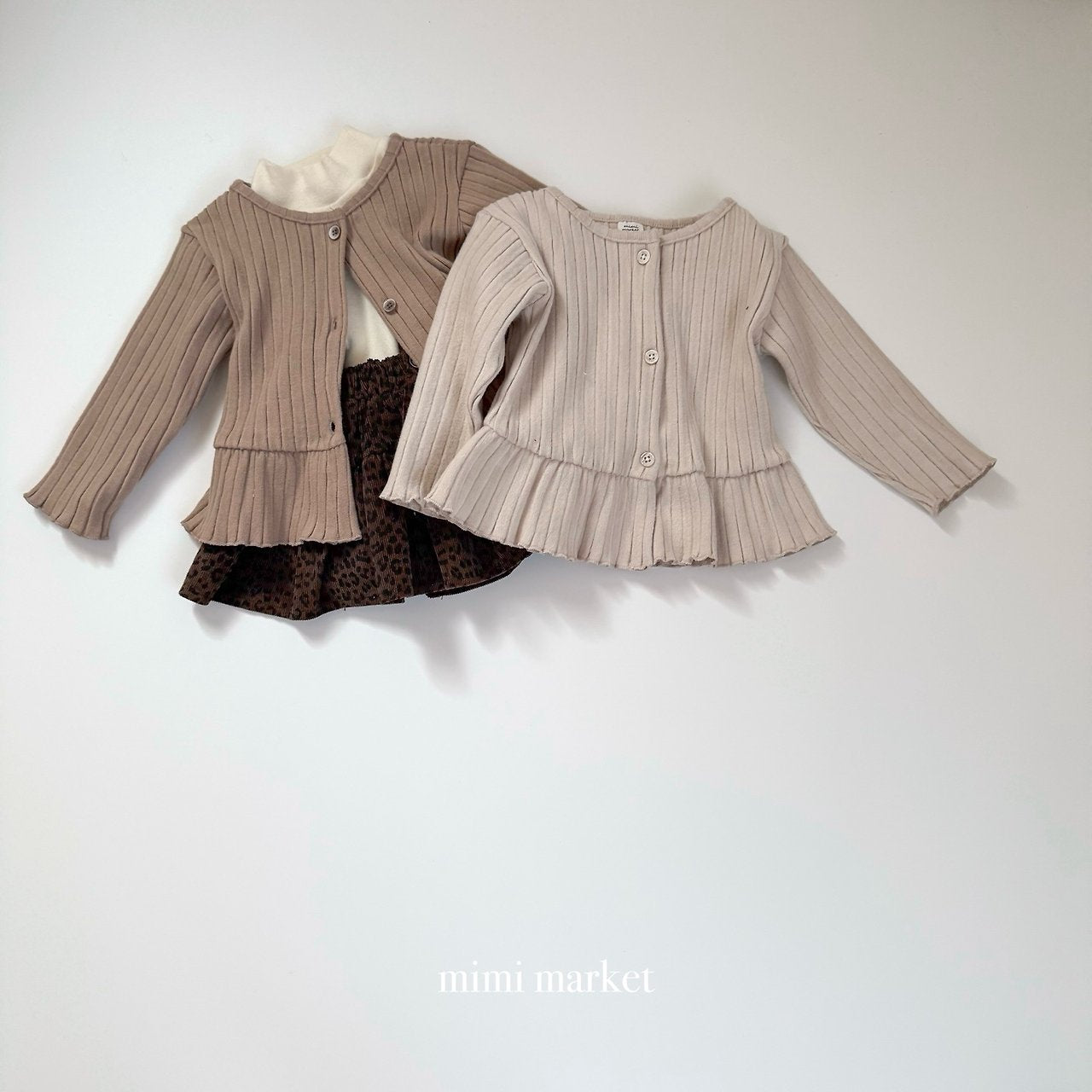 [mimi market] Nnow frill cardigan